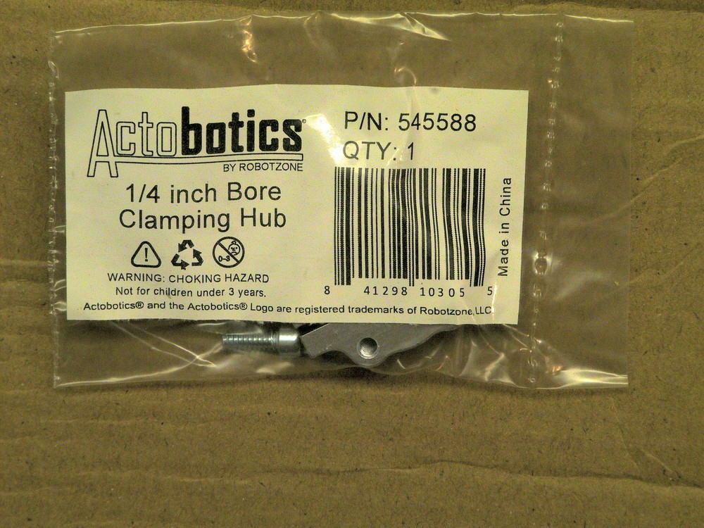 qty (4)ActoBotics 0.250” (0.770") Clamping Hub 545588