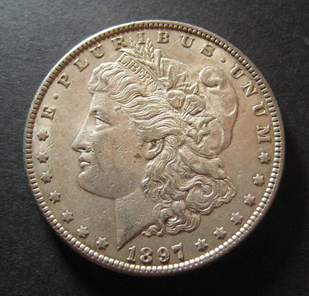 1897   Morgan Silver Dollar - 90% Silver - * (P4719)