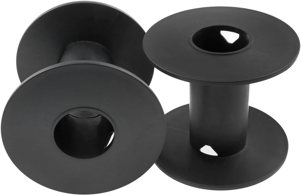 Plastic Spool Empty Plastic Spool 71Mm/2.8Inch Empty Spools Black -8PCS