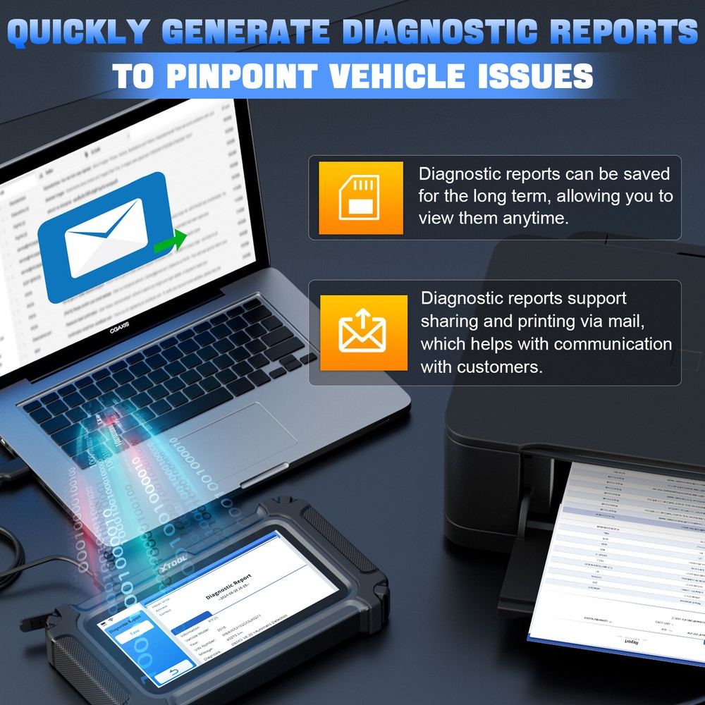 2025 XTOOL D5 Code Reader For Engine ABS SRS Transmission F.CA CANFD Free Update