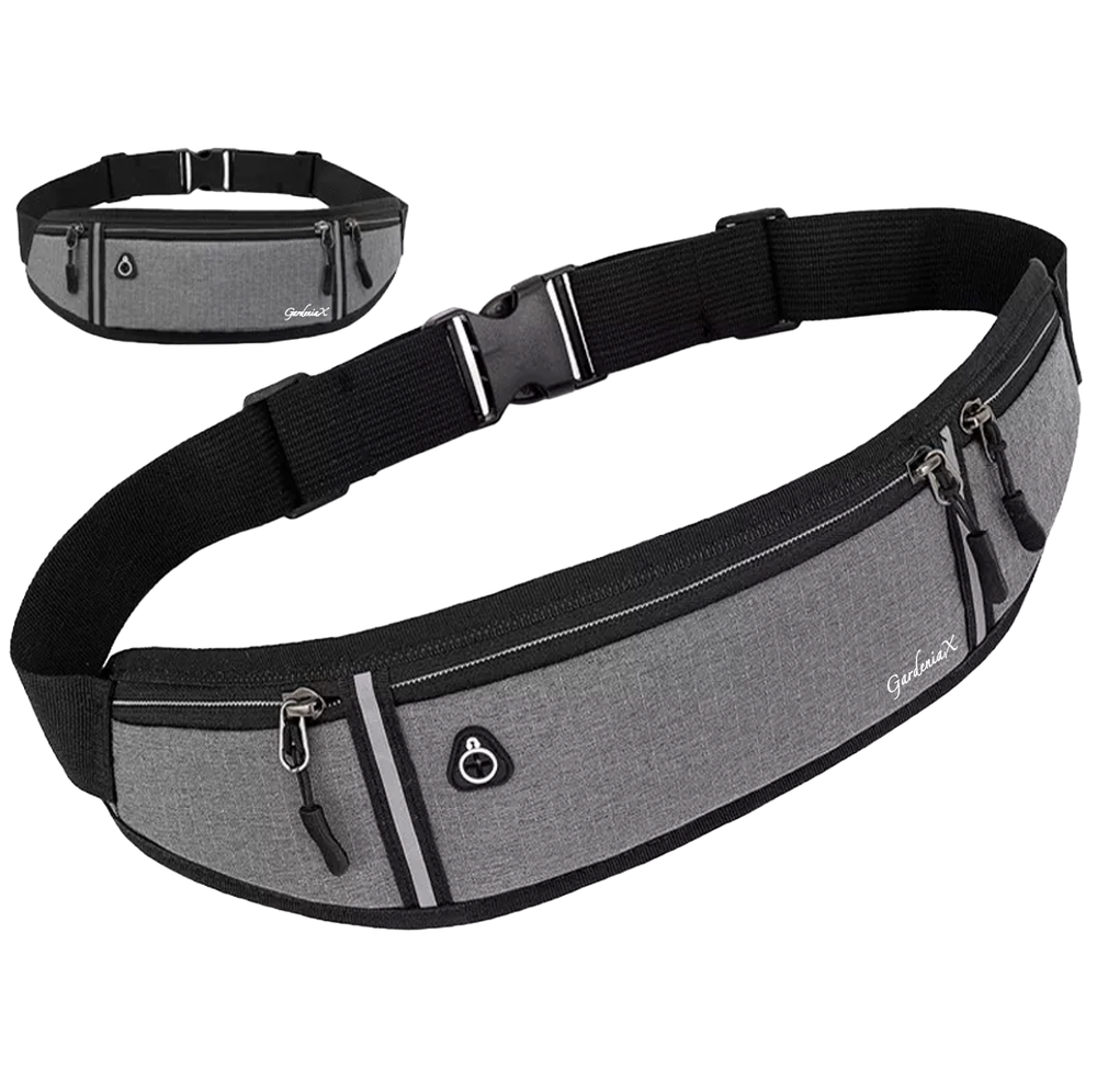 Running belt bag waist pack, thin valuables hidingbelt