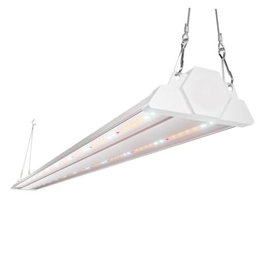 1 Pack 4ft LED Grow Light, 60W (350W Equivalent), Sunlike Full 4FT - 1 Pack