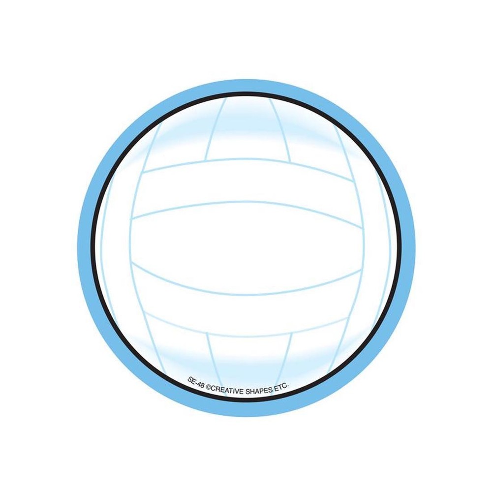 Creative Shapes Notepad Volleyball Large
