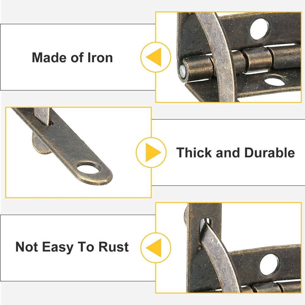 10pcs dial hinge 22x28mm for bronze box