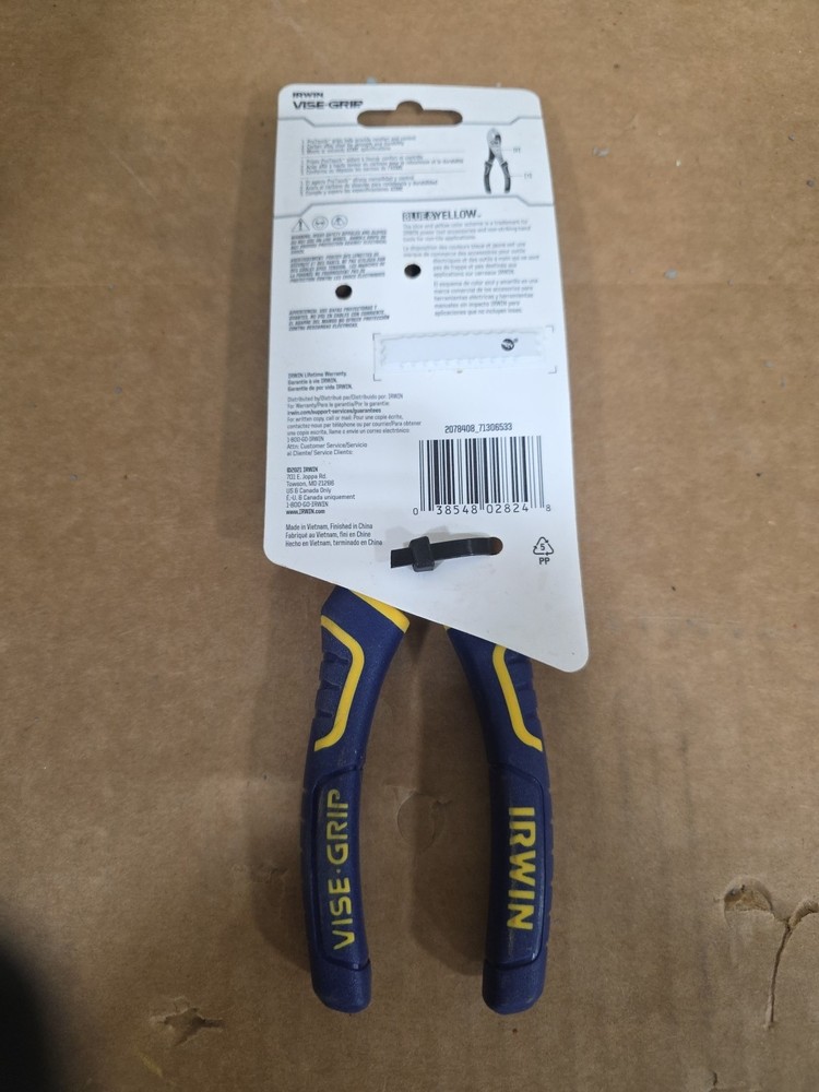 IRWIN 8" SLIP JOINT PLIERS (2078408)