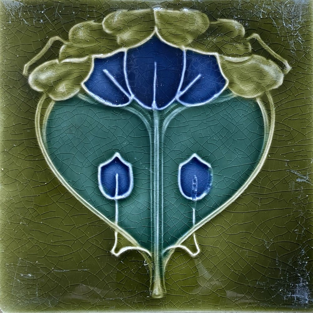 antique art nouveau Tile