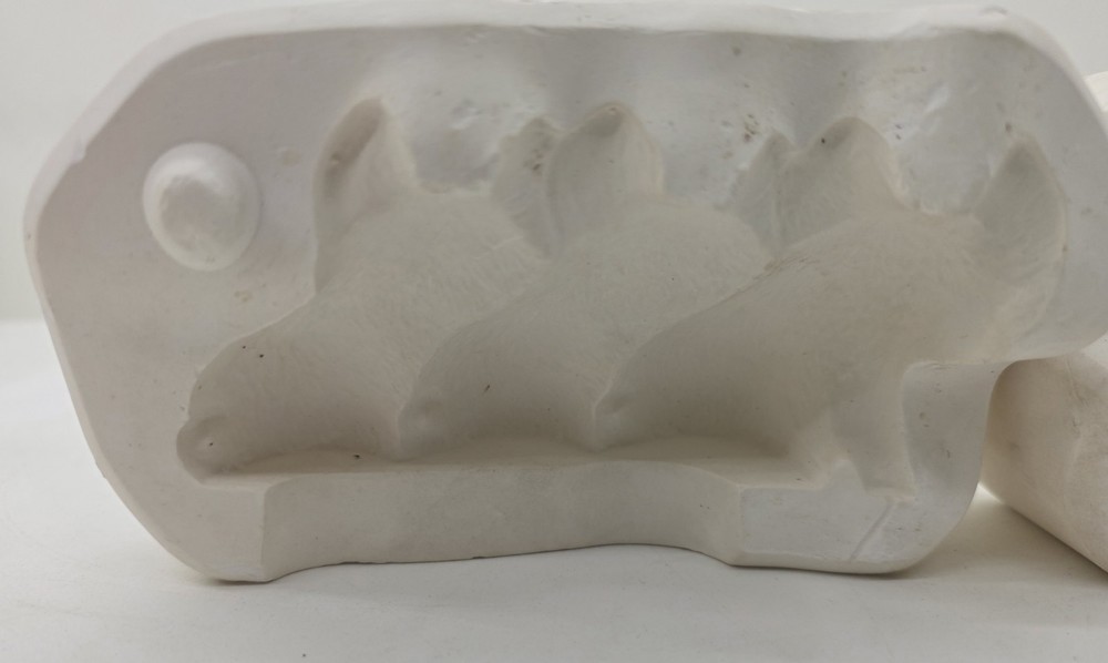Scioto Molds S-480 Three (3) Piglets Ceramic Slip Casting Mold