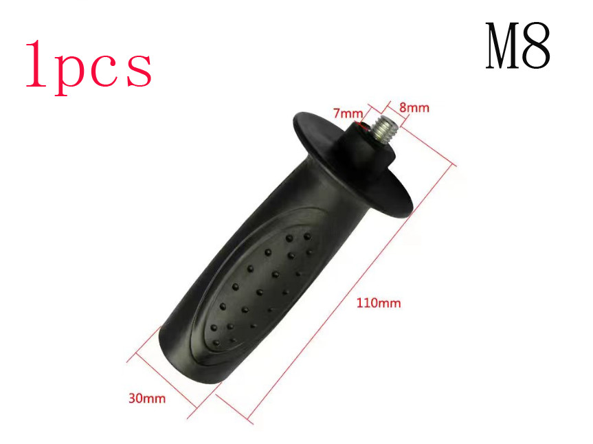 M8 M10 M12 Thread Auxiliary Side Handle Black For Angle Grinder