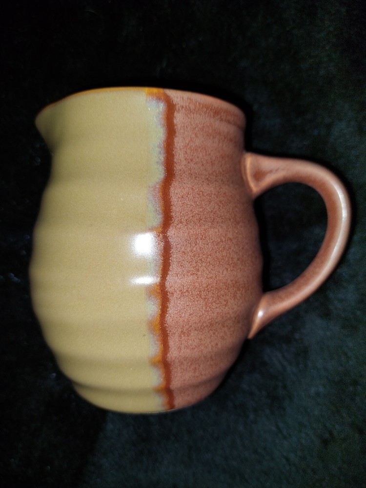 Sango Gold Dust Sienna Stoneware Creamer Pitcher #5039