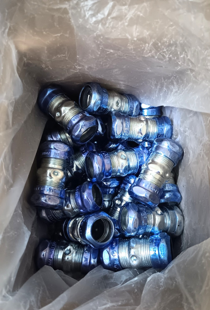 ACP TWC50CSRT 1/2" Compression Conduit Coupling Quantity 25