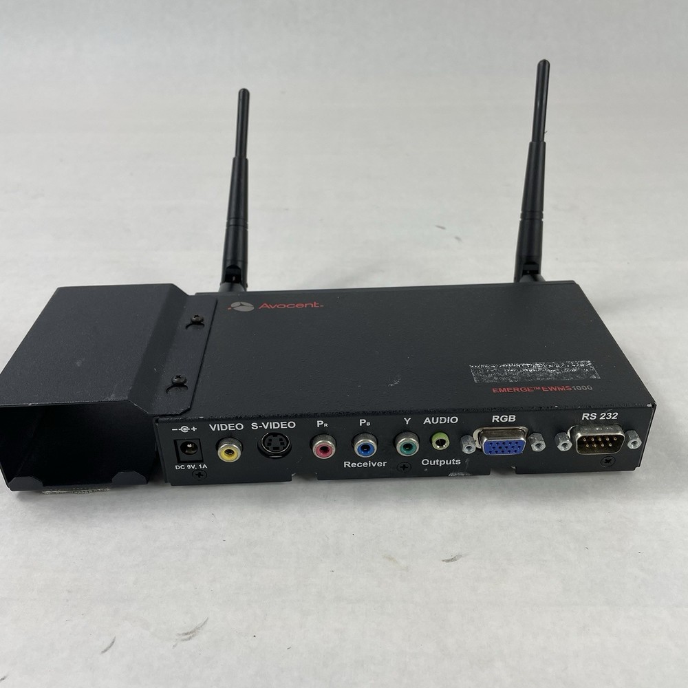 Avocent EWMS1000T EWMS1000R Emerge Wireless Streamer Transmitter & Receiver