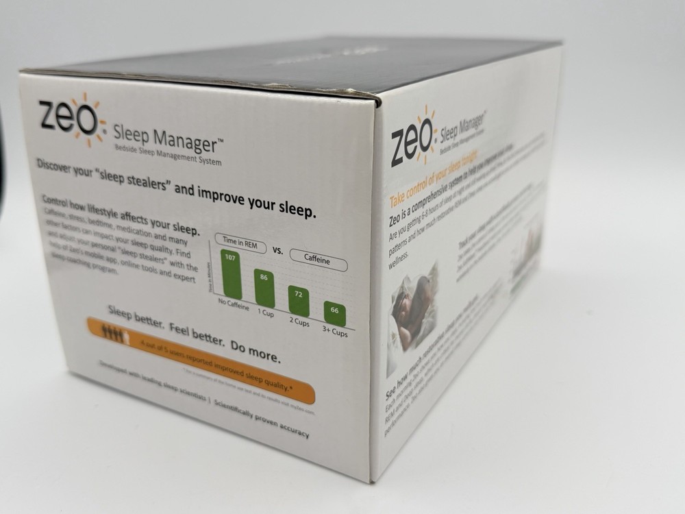 Zeo Sleep Manager with Sealed Headband & SoftWave Sensor *SEALED BOX