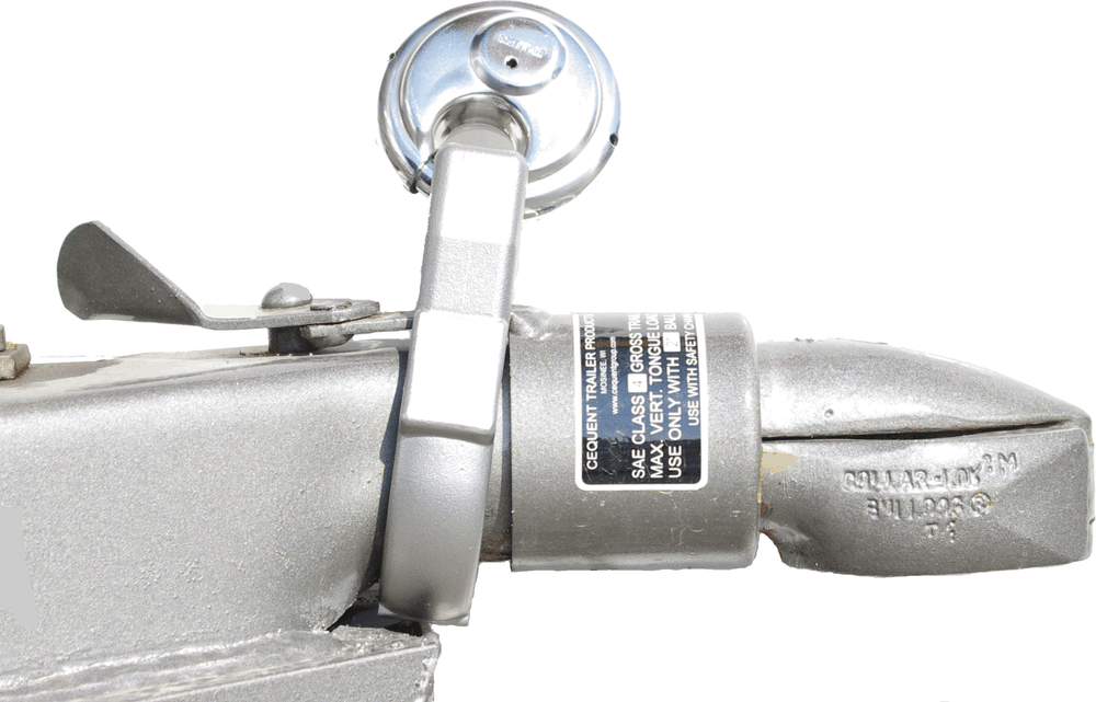 The Collar Hammerblow/Bulldog/Ram Coupler Lock with Master Lock Discus Padlock