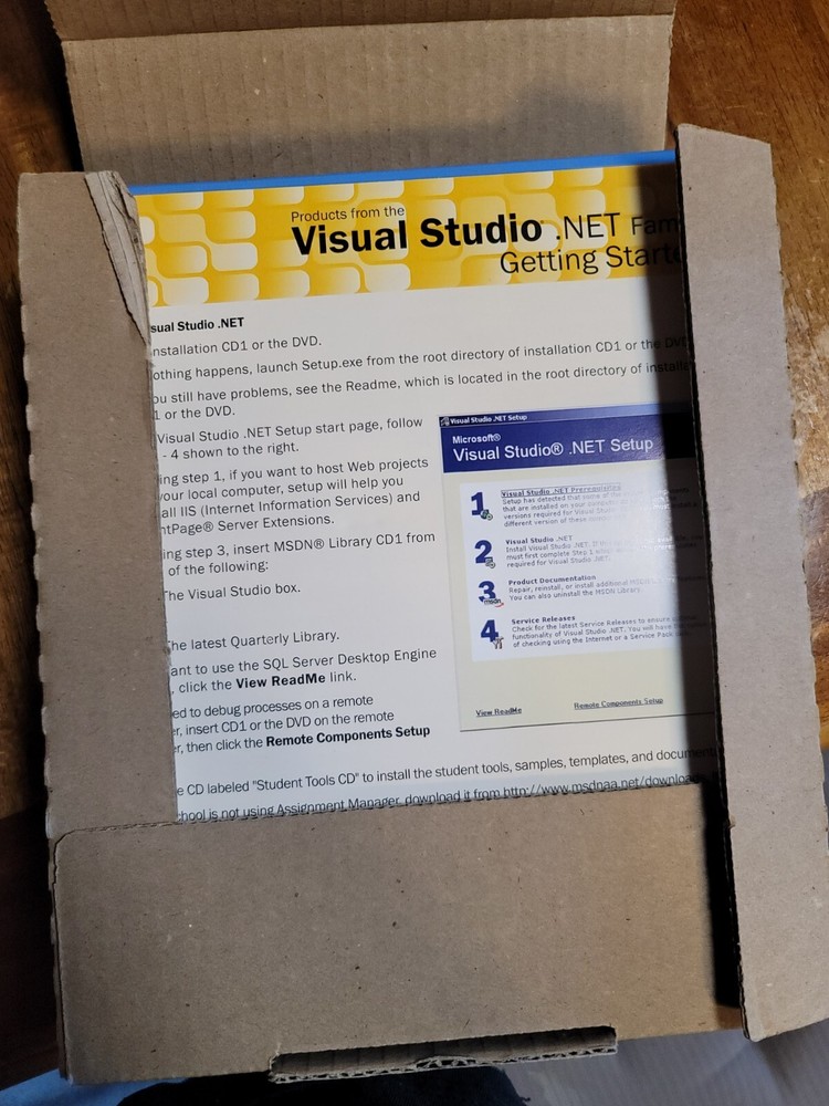 MICROSOFT VISUAL STUDIO.NET ACADEMIC, VERSION 2003