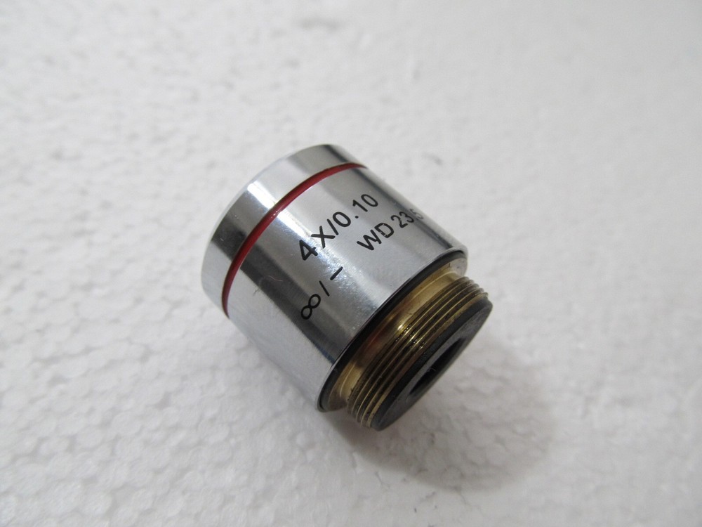 Motic 4x/0.10 ∞/- WD 23.5 Microscope Objective