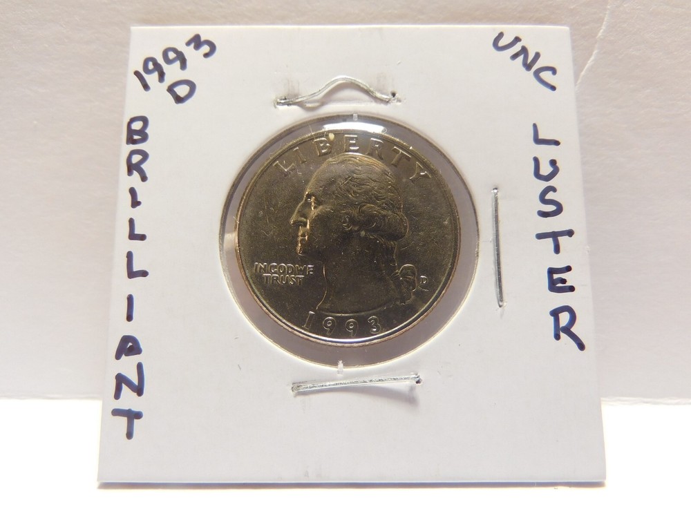 1993 D UNCIRCLATED  WASHINGTON QUARTER