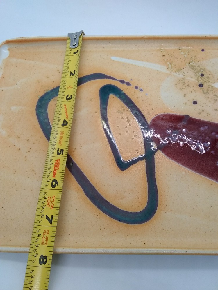 Dish WM Pulltight TN '03 Contemporary Modernist Artwork Rectangular pottery