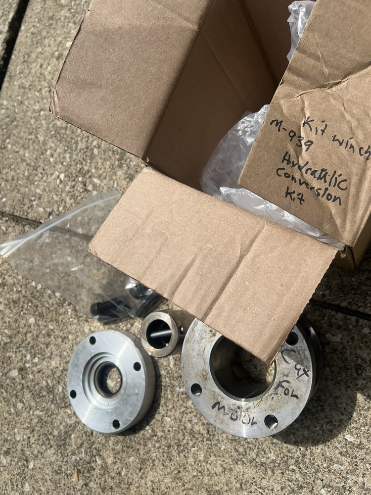 M939 SERIES 5 TON WINCH HYDRAULIC Conversion Kit Needs Some Machining Unfinished