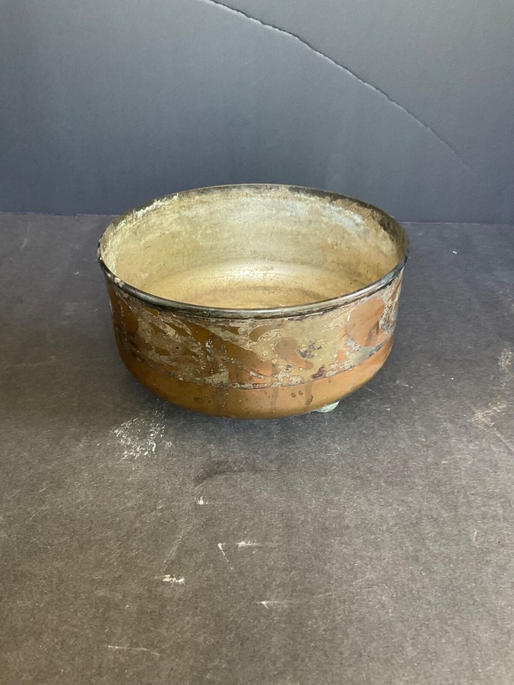 Antique Benedict Viking Silver Copper Bowl