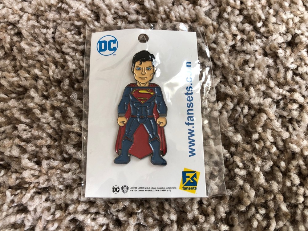 SDCC Exclusive Comic Con DC Enamel Superman Pin