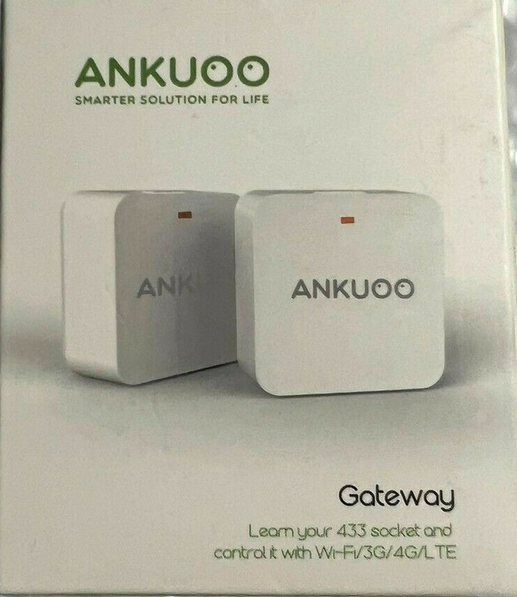 Ankuoo Gateway 433 Socket and Control with Wi-fi New