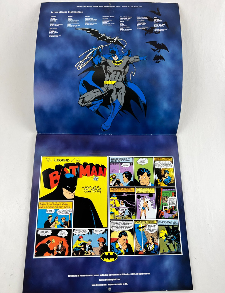 2000 Batman Calendar, DC Comics, No Marks 12"x12"