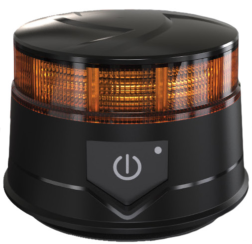 Portable rechargable LED Beacon - SUCTION / MAGNETIC BASE - Remote Controlled