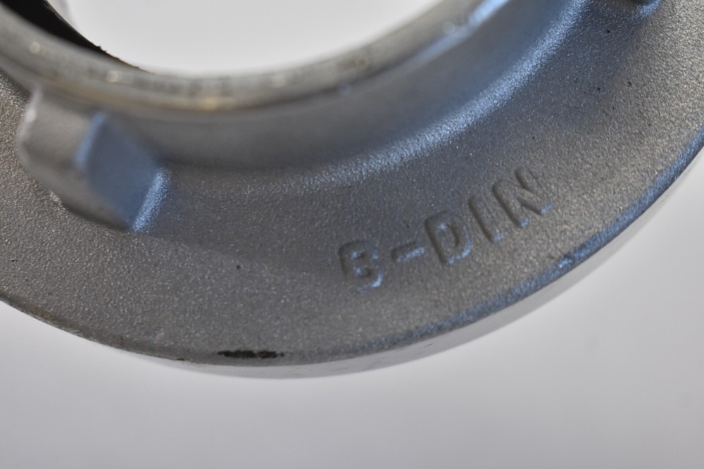 B-Din Adapter Coupling 3" NPSH Female Hose Socket Valve Tool Threaded Silver