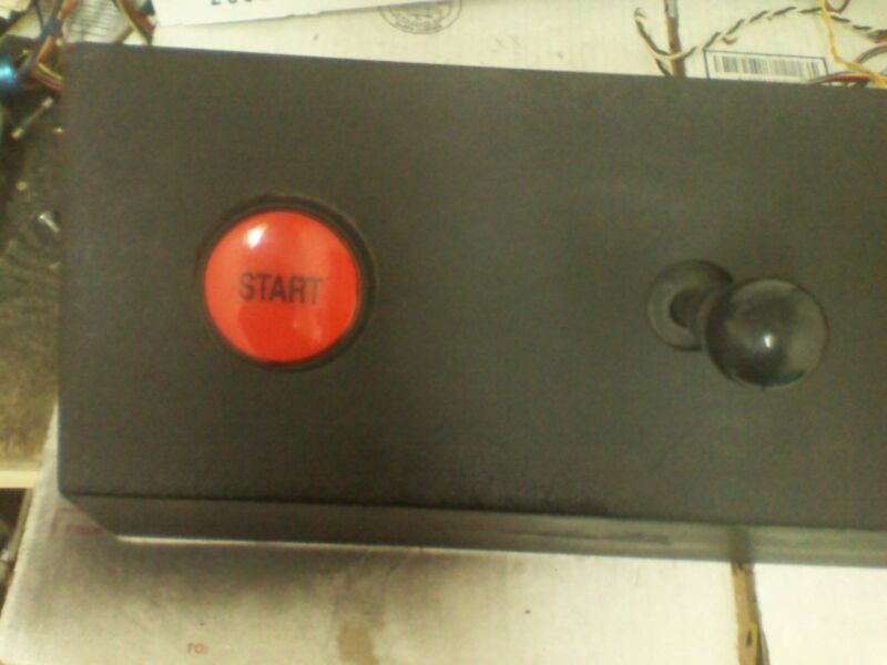 Metal arcade crane control panel