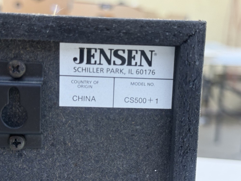 Jensen Cs500 + 1 Speaker System