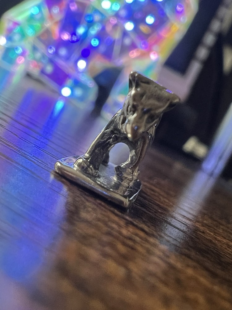 Solid Silver Miniature Bear  925
