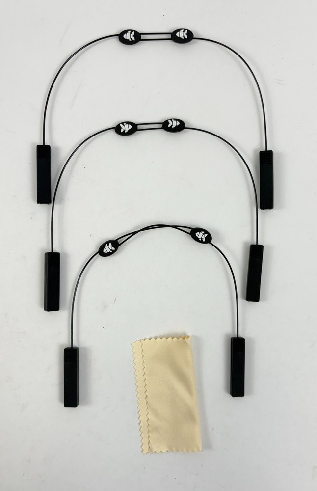 Sidelinx Adjustable Eyeglass Retainer Strap 3-Pack Set of 2
