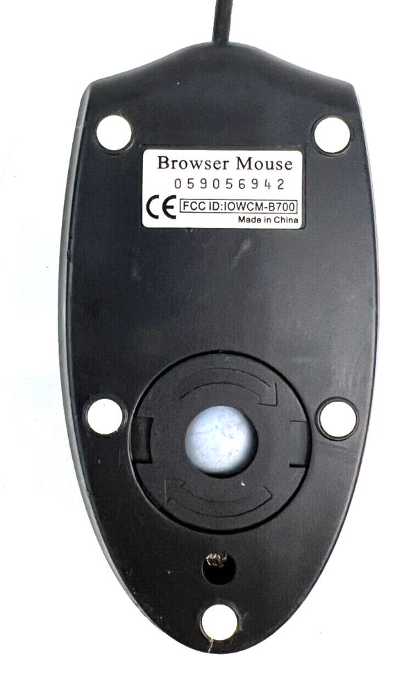 BROWER MOUSE PS/2 STANDARD 2 BUTTON SCROLLING WIRED MOUSE LOT OF 2