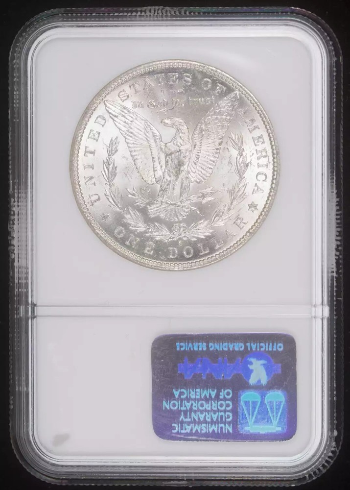 1890 S Morgan Silver Dollar NGC MS-63