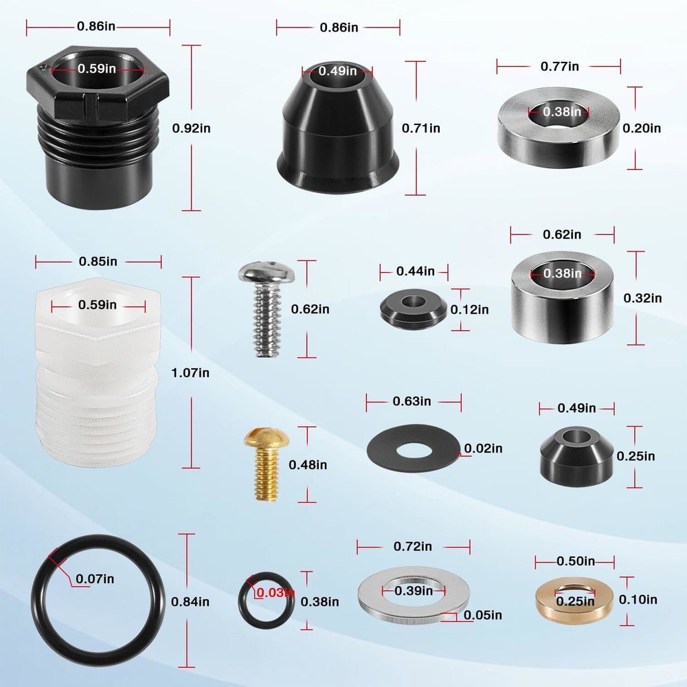For Prier 630-8500 Mansfield Style Wall Hydrant Complete Service Kit