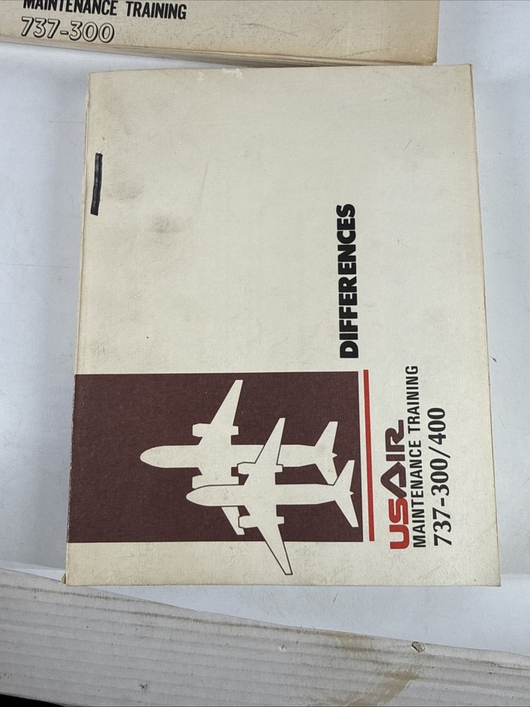 US AIR MAINTENANCE TRAINING Avionics 1&2 737-300 /400 Differences Plane Pilot