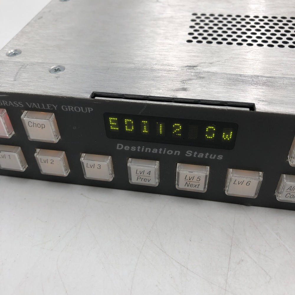 USED Grass Valley - Encore BPS Control Panel POWERS ON AS IS READ C