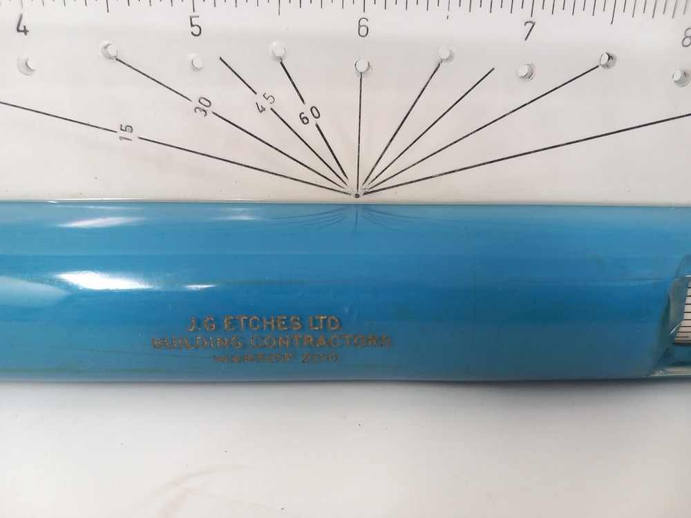 Vintage German Made ROLL - RULER Architect Technical Drawing Equipment