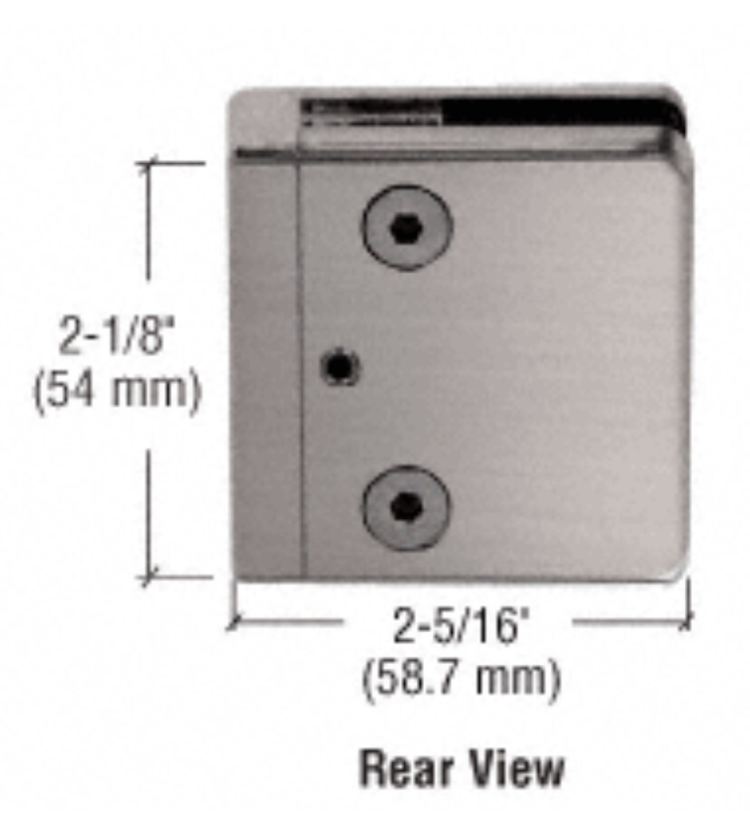 Glass Railing Clamp Z812BN