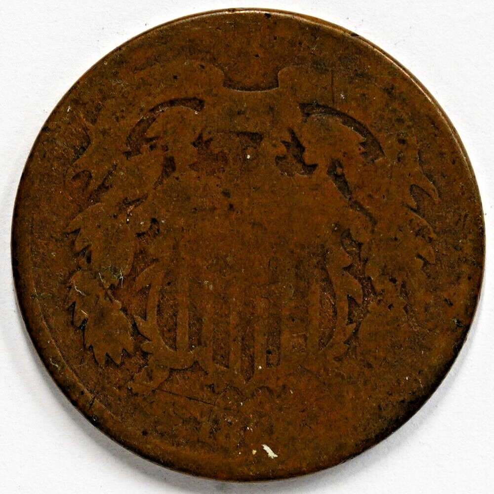 No Date 2 Cent Piece