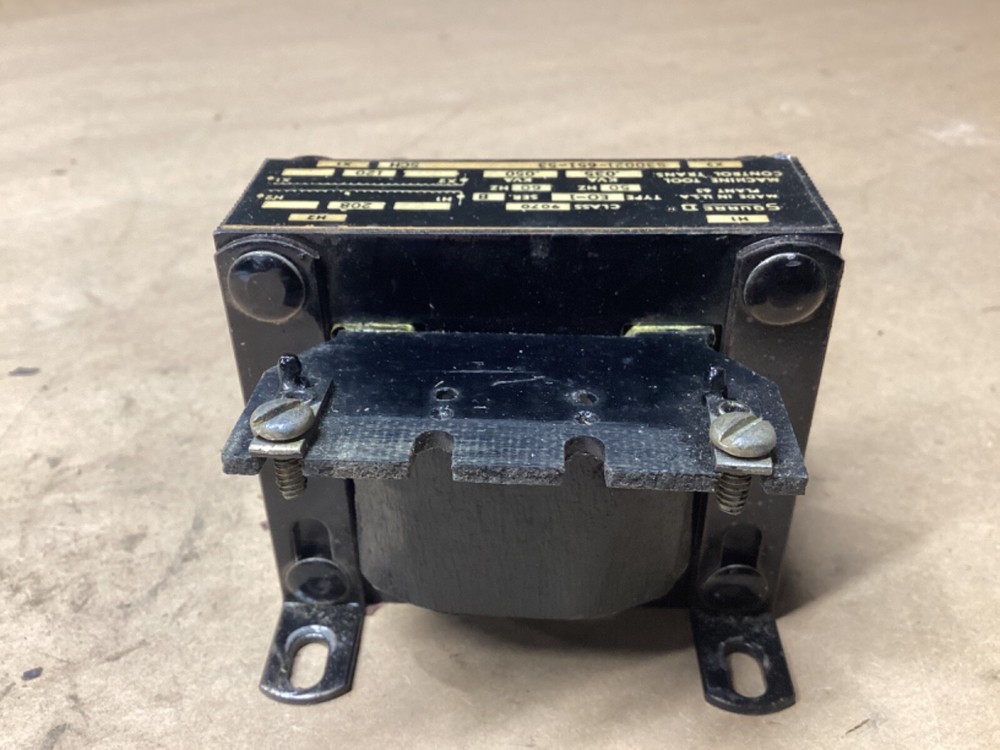 Square D 9070 Machine Tool Control Transformer 9070 Type E0-1 #111G96PR7*CO