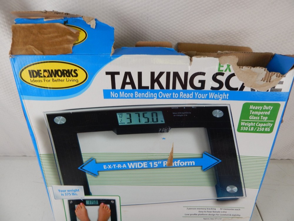 IDEAWORKS Talking Scale digital glass