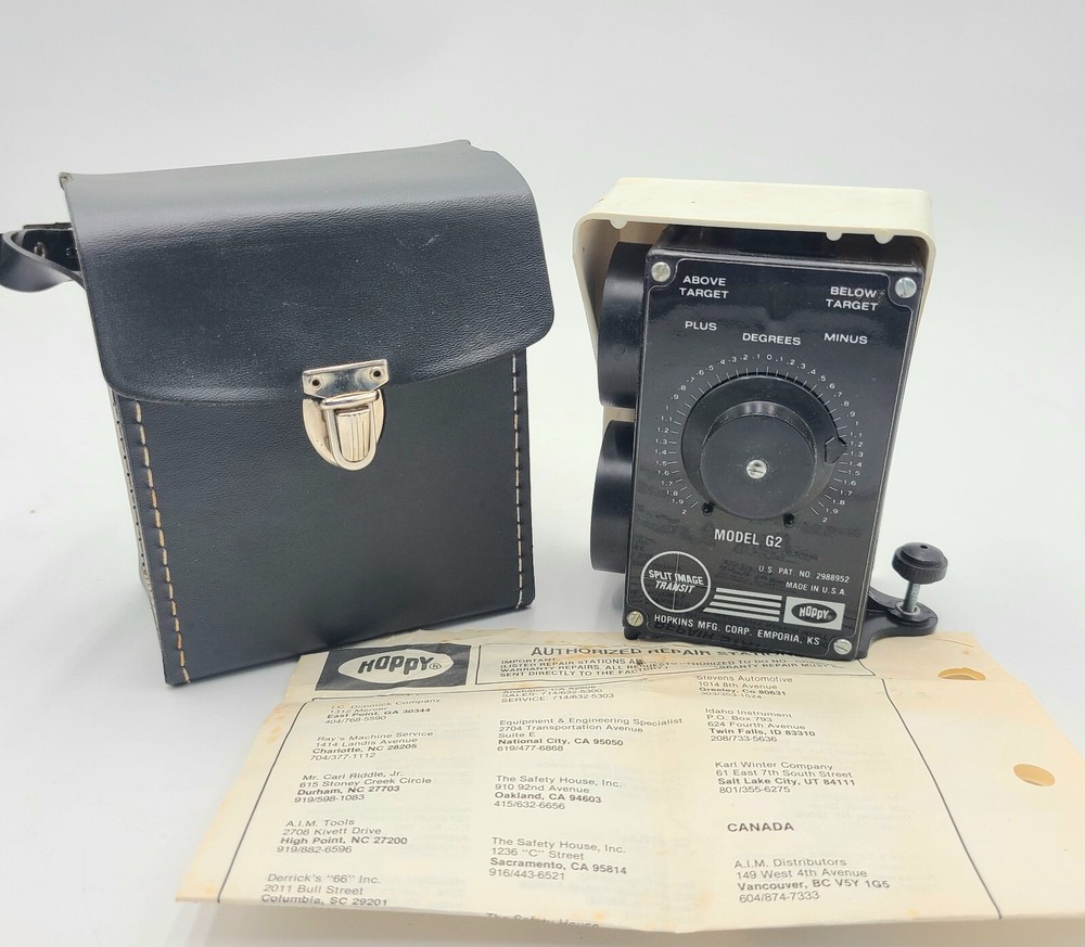 Vintage Hoppy Split Image Transit Model G2 Case Target Original Box Instructions