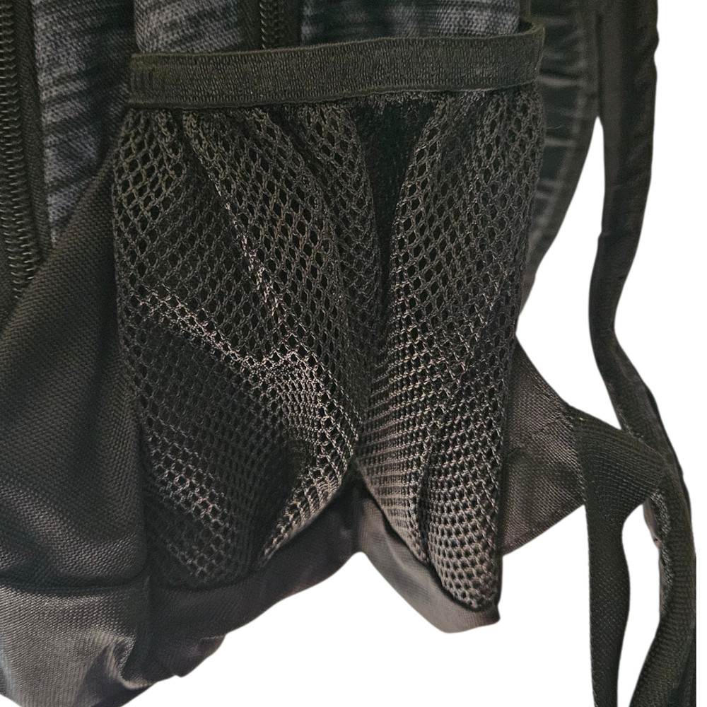 Adidas Backpack Black Blue Grey Heather Pattern everyday backpack