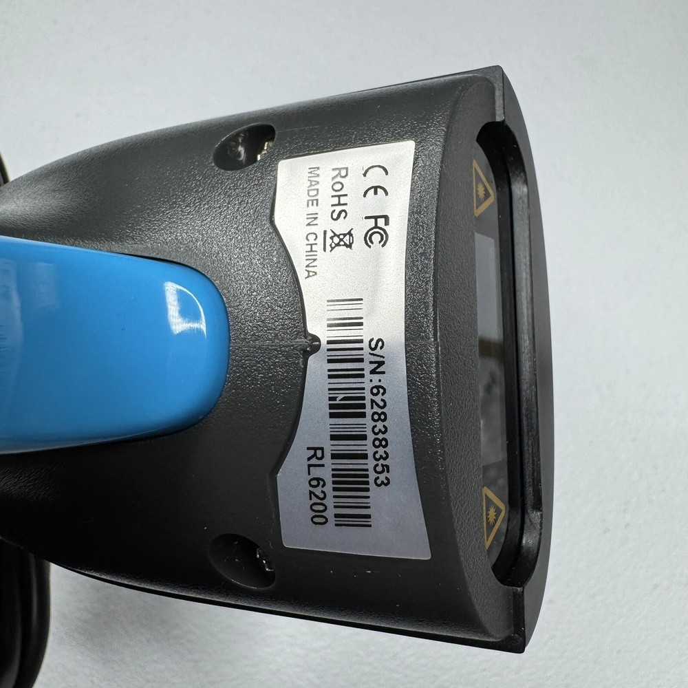 REALINN USB 2D QR Barcode Scanner Wired, Automatic Handheld Code Reader