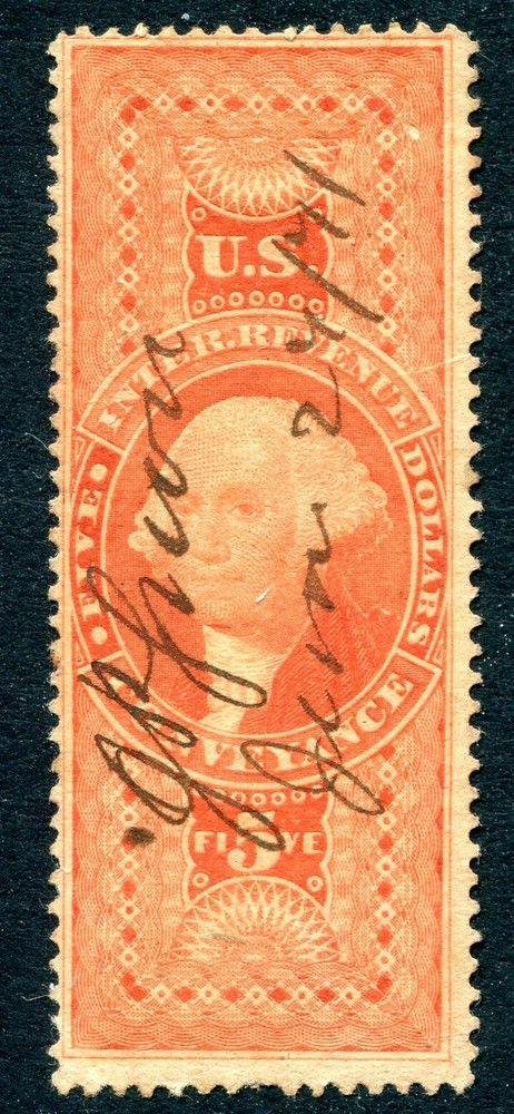 US R89c $5 Used Conveyance