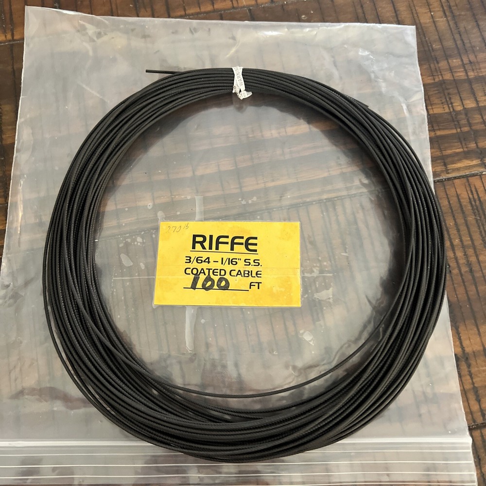 Riffe 270lb S.S. Coated Cable - 100ft Pack