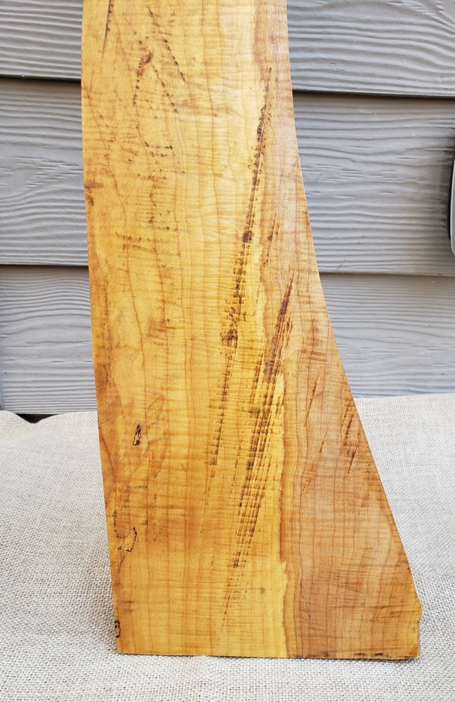 🔥 70.25" CURLY FIDDLEBACK TIGER MAPLE MUZZLELOADER RIFLE LONGRIFLE Blank Slab