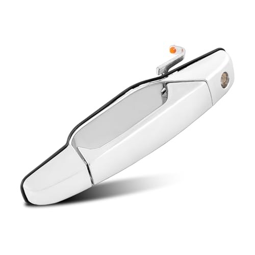 Front Driver Left Side Exterior Door Handle w/Key Hole, Compatible Front Left
