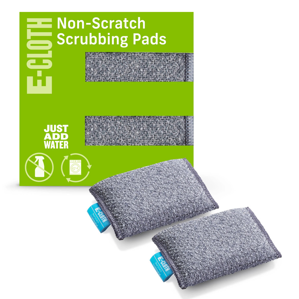 E-CLOTH Non-Scratch Scrubbing Pads - 2 Piece